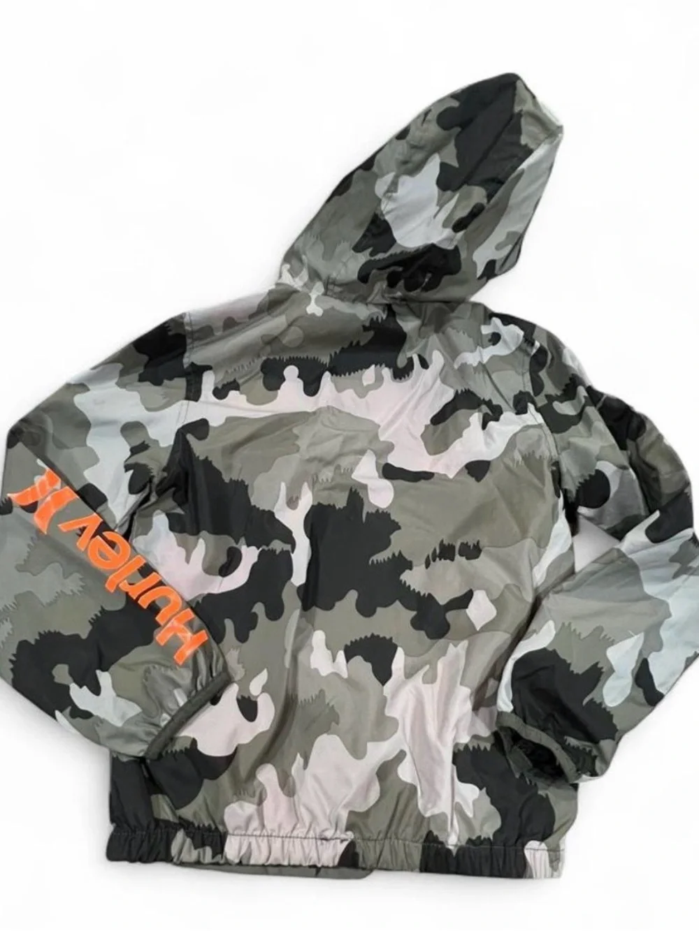Hurley Camo Hooded Jacket with Hunter Orange Accents - Picture 7 of 7